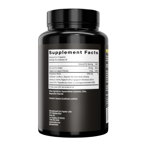 Men’s Reproductive Health Supplement for Fertility Support, Vitality & Wellness | Herbal Nutrient Formula Capsules
