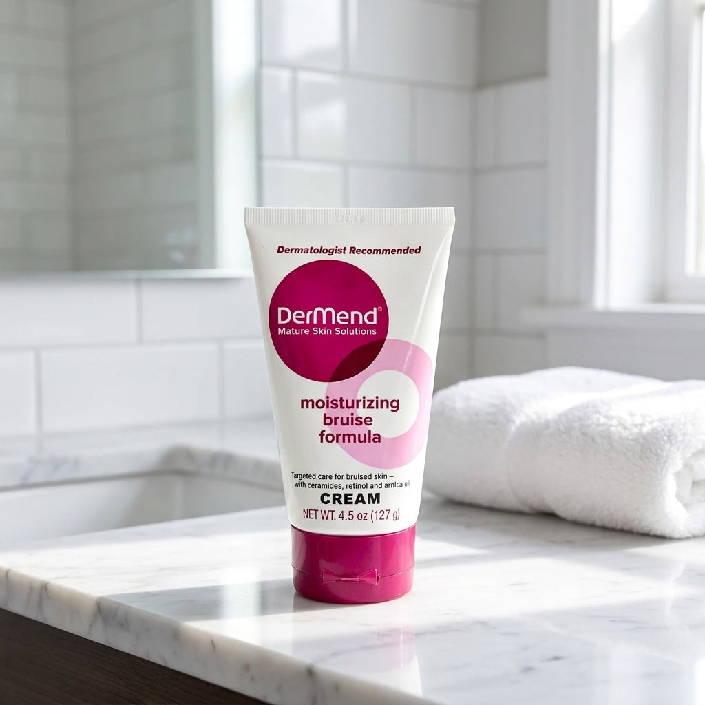 DerMend Moisturizing Bruise Formula Cream 4.5 oz (127g) | Arnica, Ceramides & Retinol | Mature Skin | Brand New