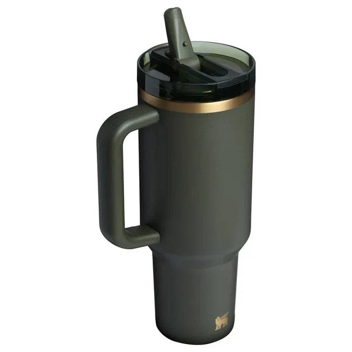Stanley Quencher ProTour Flip Straw Tumbler 40 oz – Limited Edition Cypress Green Insulated Travel Cup