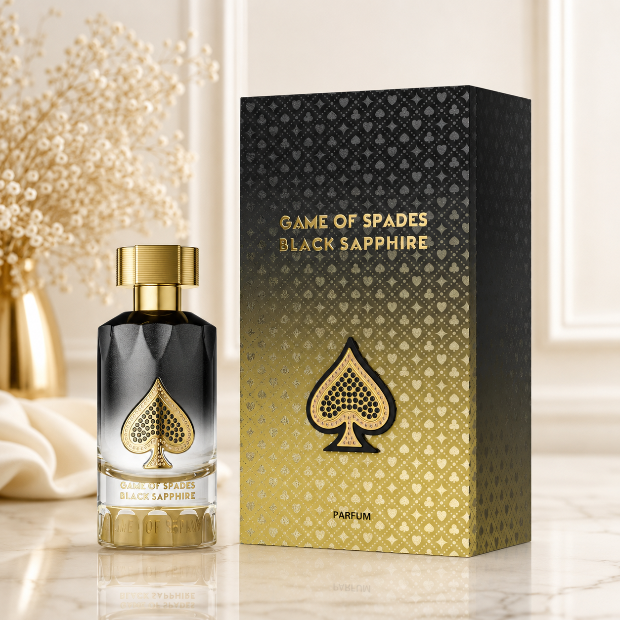 Jo Milano (LATEST RELEASE) Paris Game of Spades BLACK SAPPHIRE Parfum 3.0 fl oz