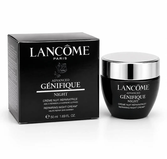 Lancôme Advanced Génifique Repairing Night Cream 50ml / 1.7 oz – Hydrating Anti-Aging Face Moisturizer – New &amp; Sealed