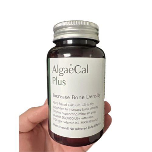 Bone Health Support Supplement for Strong Bones, Calcium Absorption & Skeletal Wellness | Plant-Based Mineral Capsules (120 Count)