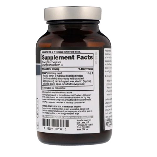 Advanced Immune Support Supplement for Daily Wellness & Healthy Immune Function | Premium Mushroom Extract Capsules (750mg, 60 Count)