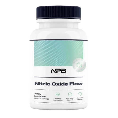 Circulatory Support Supplement for Nitric Oxide Production, Blood Flow & Heart Health | Daily Wellness Capsules