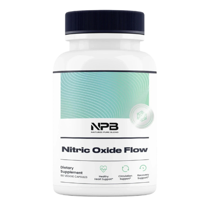 Circulatory Support Supplement for Nitric Oxide Production, Blood Flow & Heart Health | Daily Wellness Capsules