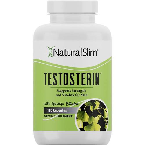 Men’s Testosterone Support Supplement for Energy, Strength, Muscle Performance & Metabolism | Herbal Vitamin Formula Capsules (180 Count)