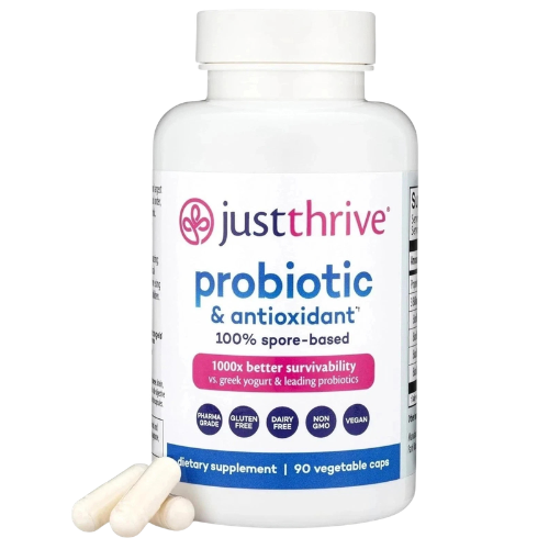 Spore-Based Probiotic Supplement for Gut Health, Digestive Balance & Immune Support | Antioxidant Wellness Capsules (90 Count)