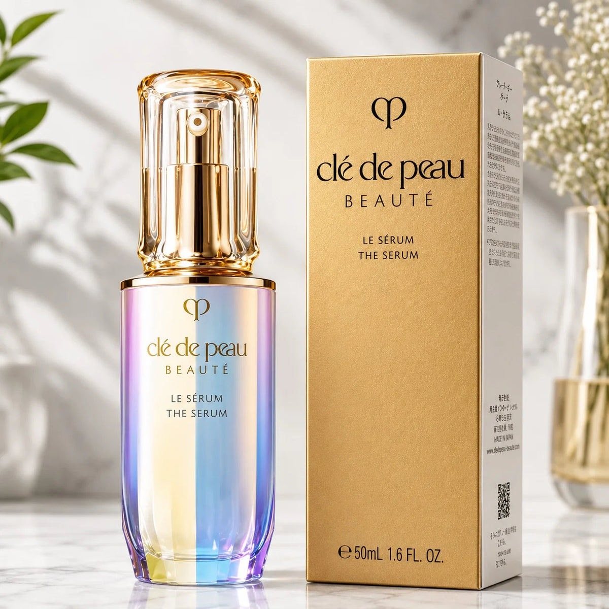 Clé de Peau Beauté Le Sérum 50ml / 1.6 oz – Luxury Hydrating Anti-Aging Facial Serum – New in Box