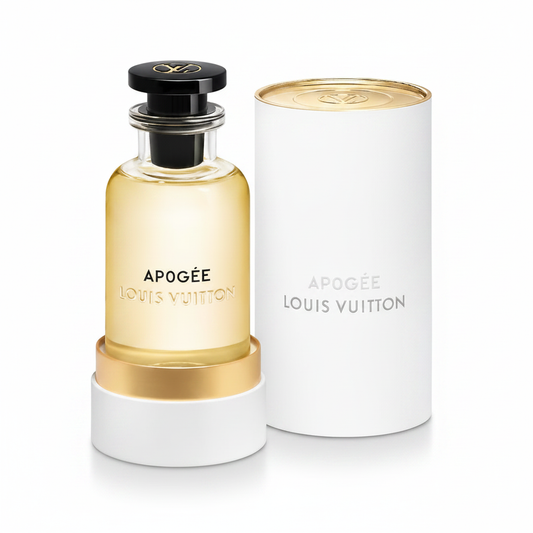 Louis Vuitton Apogée perfume bottle and cylindrical box
