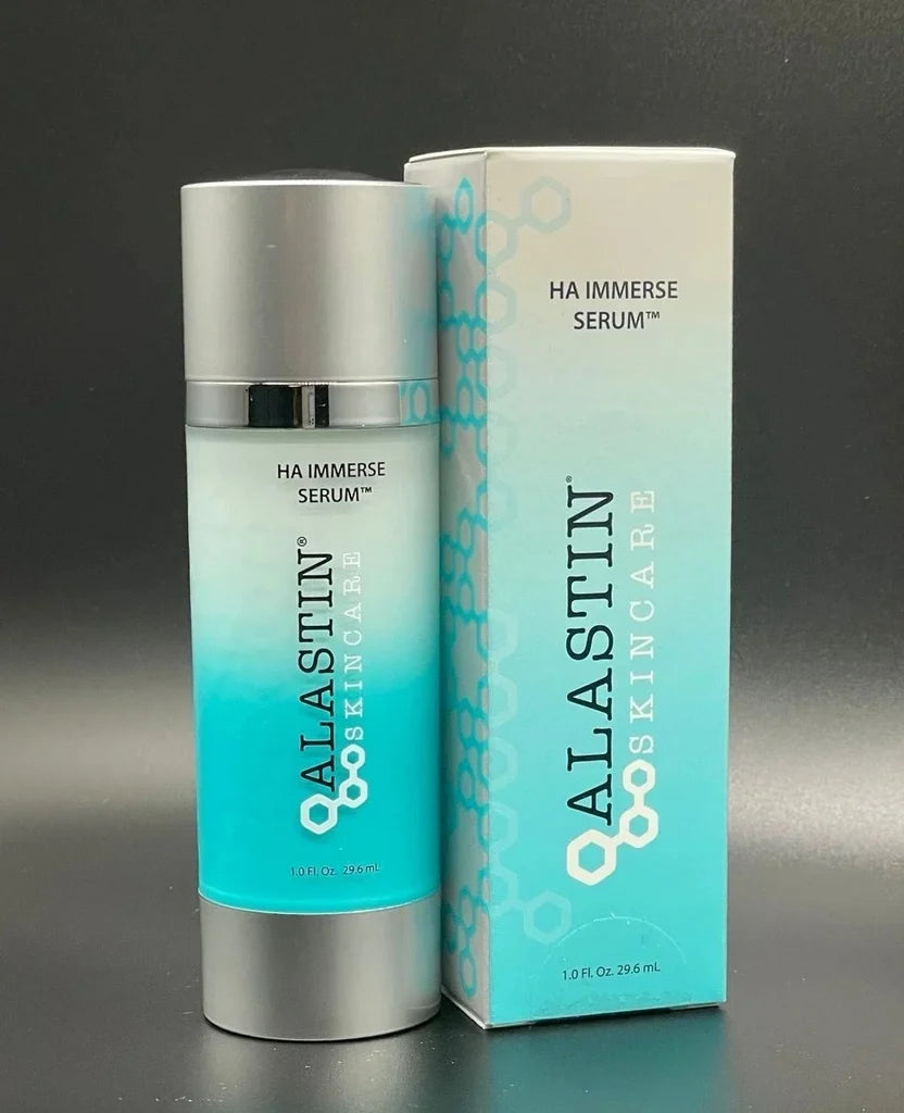 Alastin Skincare HA Immerse Hydrating Serum 29.6 ml bottle and box