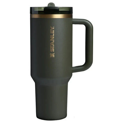 Stanley Quencher ProTour Flip Straw Tumbler 40 oz – Limited Edition Cypress Green Insulated Travel Cup