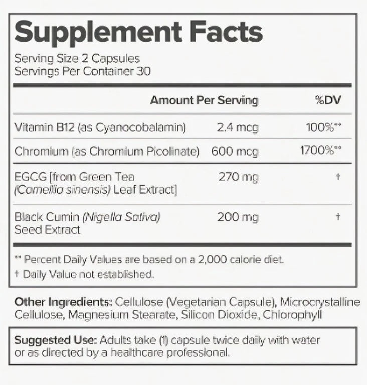 MOTO - Metabolism Boosting Capsule - Energy, Curb Cravings, Healthy Metabolism -