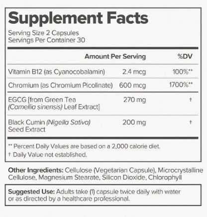 MOTO - Metabolism Boosting Capsule - Energy, Curb Cravings, Healthy Metabolism -