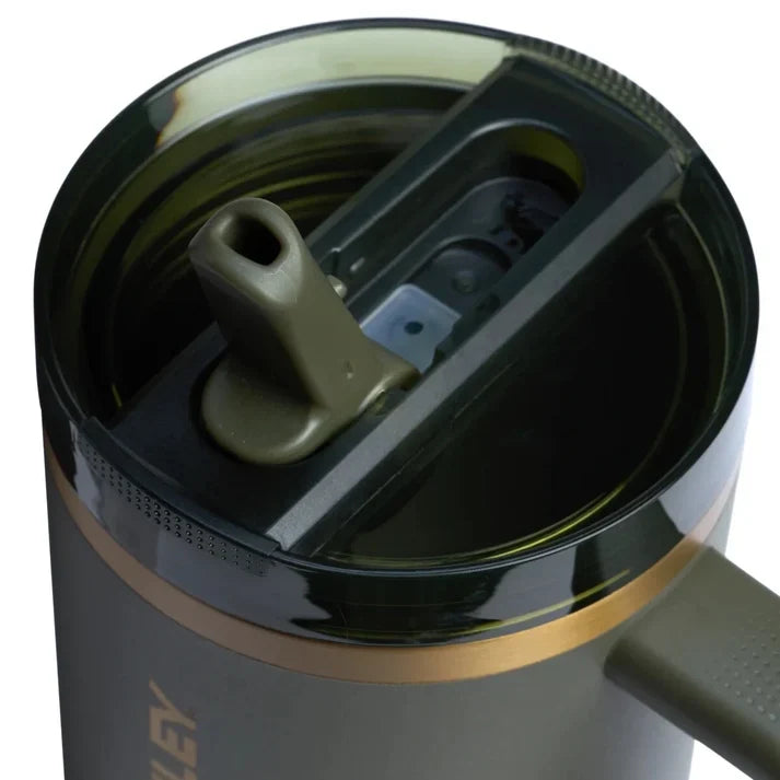 Stanley Quencher ProTour Flip Straw Tumbler 40 oz – Limited Edition Cypress Green Insulated Travel Cup